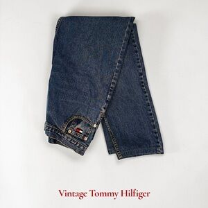 Tommy Hilfiger Dark Blue High Waisted Straight Jeans